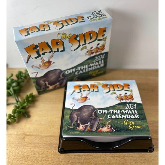 The Far Side 2024 Off-The-Wall Calendar By Gary Larson in Box New - Picture 1 of 4